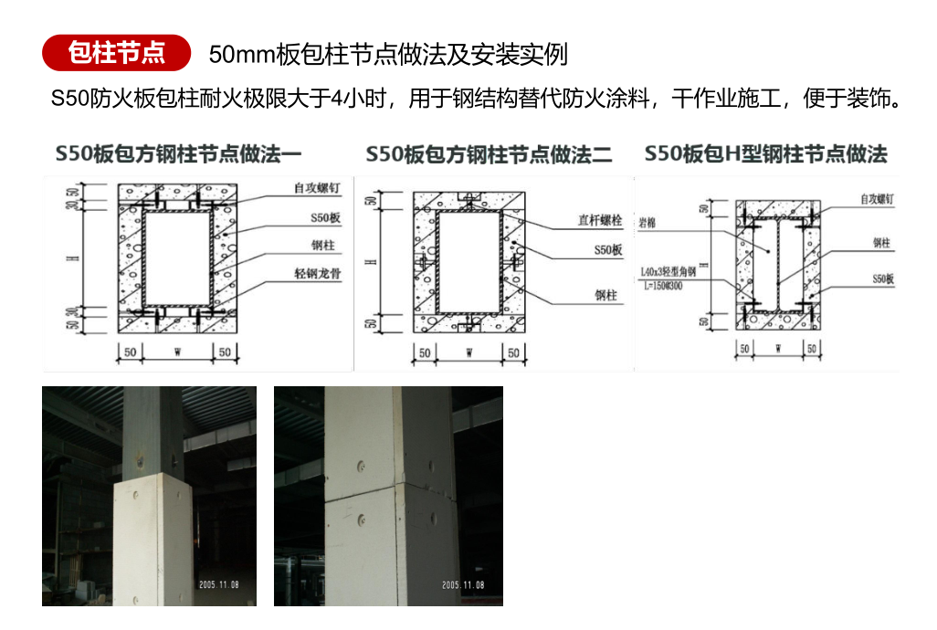ALC板:50mm薄板产品说明及应用范围 - 轻质隔墙板_ALC墙板_ALC板_蒸压加气混凝土板_AAC板_弘张建材